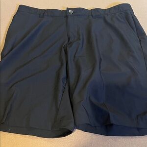 adidas Men's Navy Flat Front Shorts